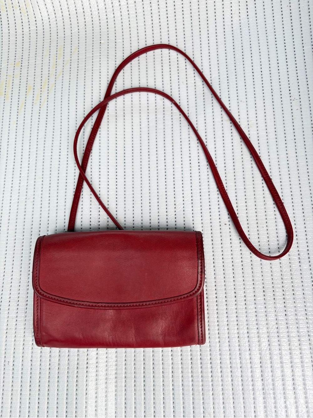 Coach | Bags | Coach Vintage Red Leather Envelope Swing